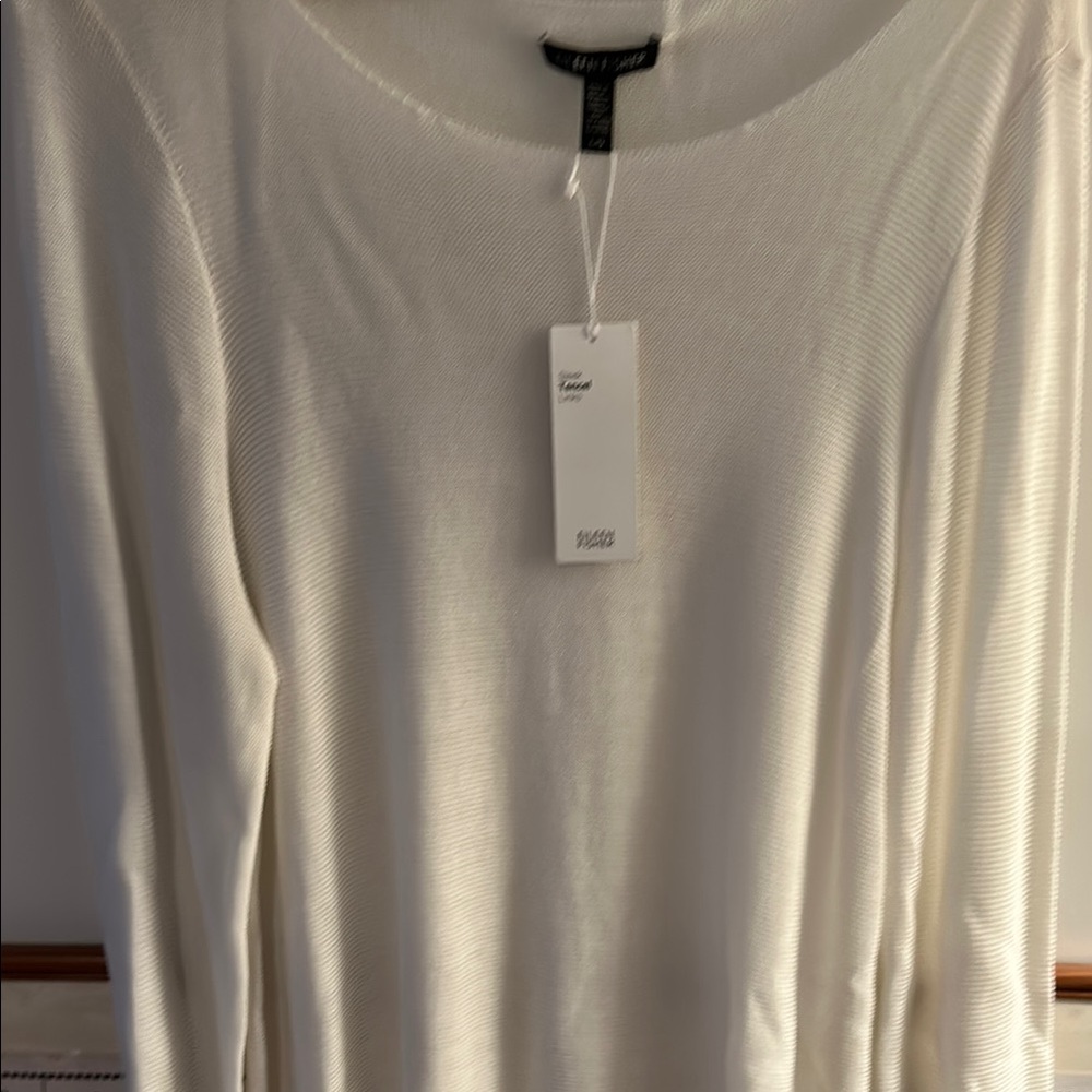 White Long Sleeve Top